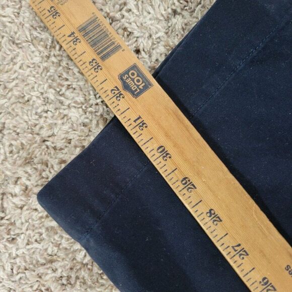 Polo Ralph Lauren Pants Mens 38x32 Blue Ethan Pleated Retro Red Pony Preppy - Picture 5 of 8